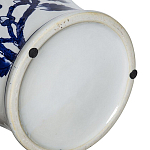 Ваза с крышкой и синим цветочным узором Blue & White Ornament  варинант исполнения - 4 | Loft Concept во Владивостоке
