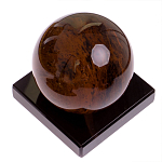 Настольный письменный набор с часами из природного камня обсидиана Royal Set варинант исполнения - 6 | Loft Concept во Владивостоке