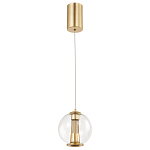 Подвесной светильник с плафоном в форме шара Inner Gleam Orb gold варинант исполнения - 2 | Loft Concept во Владивостоке