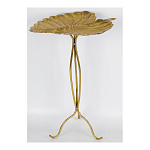 Столик приставной с столешницей Тропический лист Tropical Forest gold варинант исполнения - 2 | Loft Concept во Владивостоке