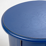 Синяя тумба на фигурных ножках Shelby варинант исполнения - 4 | Loft Concept во Владивостоке