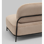 Диван Стоун велюр рельефный бежевый варинант исполнения - 4 | Loft Concept во Владивостоке