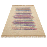 Ковер с геометрическим узором из комбинированного состава Full rhythm варинант исполнения - 3 | Loft Concept во Владивостоке