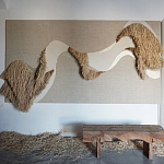 Декор настенный в Эко стиле Малибу wall panel Malibu Abstraction варинант исполнения - 1 | Loft Concept во Владивостоке