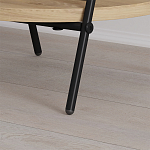 Стол приставной с 2-мя круглыми столешницами из дерева ESSEL OAK варинант исполнения - 2 | Loft Concept во Владивостоке