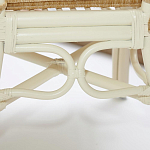 Комплект обеденный из ротанга Eloise grand white варинант исполнения - 10 | Loft Concept во Владивостоке