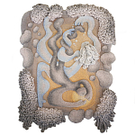 Тканый вручную монументальный настенный гобелен Soft Inception варинант исполнения - 4 | Loft Concept во Владивостоке