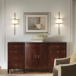 Бра вертикальное с белым полукруглым плафоном и длинным стержнем S Kichler варинант исполнения - 15 | Loft Concept во Владивостоке