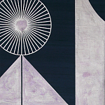 Обои ручная роспись в стиле Арт-деко Assemblage Aluminium Leaf with désargenter pearlescent antiquing варинант исполнения - 1 | Loft Concept во Владивостоке