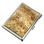 Портсигар с газовой зажигалкой из натурального камня Оникс Stone Cigarettes Cases варинант исполнения - 6 | Loft Concept во Владивостоке