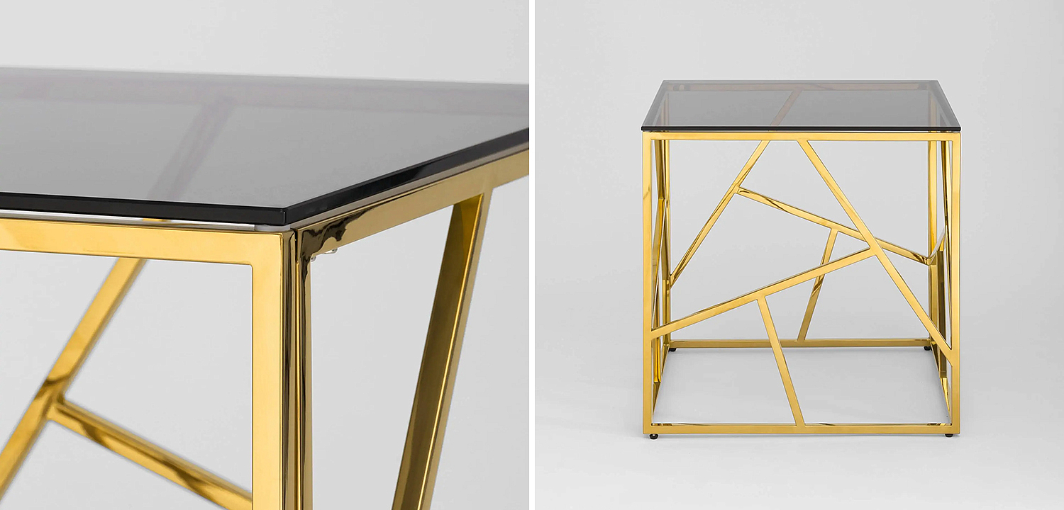 Стол приставной Geometry Serene Phoenix Gold Стол приставной Geometry Serene Phoenix Gold - Loft-Concept во Владивостоке