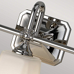 Бра для ванных комнат с квадратными матовыми плафонами на основании цвета хром Feiss варинант исполнения - 7 | Loft Concept во Владивостоке