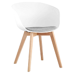 Стул из пластика с мягким сиденьем Eames варинант исполнения - 1 | Loft Concept во Владивостоке