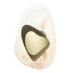 Бра овальное из стекла с золотым элементом Flow Texture  варинант исполнения - 4 | Loft Concept во Владивостоке