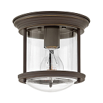 Потолочный светильник для ванных комнат со стеклянным плафоном и одной лампой Hinkley варинант исполнения - 8 | Loft Concept во Владивостоке