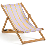 Шезлонг из акации и ткани Argentina варинант исполнения - 2 | Loft Concept во Владивостоке