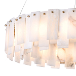 Люстра круглая декорированная натуральным камнем Stone Interior Accent варинант исполнения - 3 | Loft Concept во Владивостоке