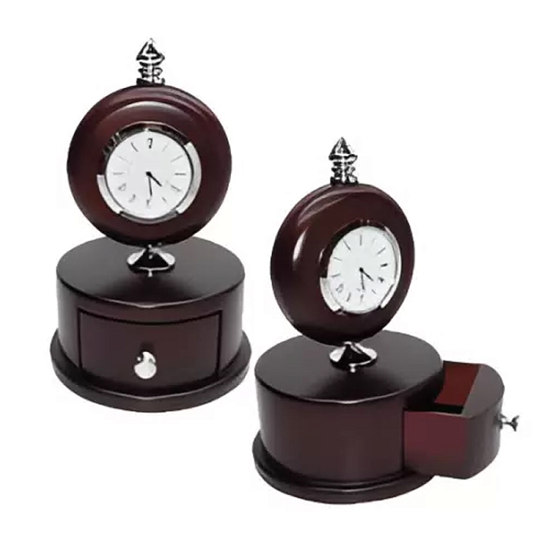 Часы настольные интерьерные Time Forward Коричневый Часы настольные интерьерные Time Forward Коричневый во Владивостоке | Loft Concept