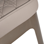 Стул барный светло-серый из экокожи Spectacular High Bar Stool варинант исполнения - 5 | Loft Concept во Владивостоке