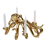 Большой Подсвечник золотой Осьминог Gold Octopus Candlestick  варинант исполнения - 1 | Loft Concept во Владивостоке