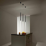 Подвсеной светильник светодиодный металлический цилиндрической формы Высота 60см Trumpet tube варинант исполнения - 5 | Loft Concept во Владивостоке