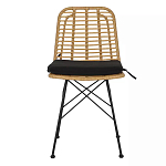 Стул с ротанговым плетением Wicker Stool без подлокотников варинант исполнения - 1 | Loft Concept во Владивостоке