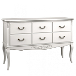 Консоль белая из массива бука с ящиками в стиле прованс White Provence варинант исполнения - 1 | Loft Concept во Владивостоке