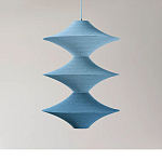 Подвесной вязаный голубой светильник «Звезда Востока 03» варинант исполнения - 1 | Loft Concept во Владивостоке