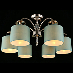 Люстра потолочная Nikoletta с бирюзовым плафоном варинант исполнения - 1 | Loft Concept во Владивостоке