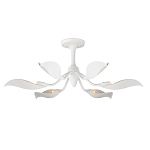 Потолочный светильник с плафонами в виде белых лепестков Delicate Flower варинант исполнения - 2 | Loft Concept во Владивостоке