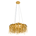 Люстра круглая подвесная с металлическими дугами и длинными цепочками 80 см Atlantis Chain варинант исполнения - 12 | Loft Concept во Владивостоке