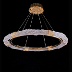 Люстра в форме кольца с золотым декором Warm Heavenly Light варинант исполнения - 1 | Loft Concept во Владивостоке
