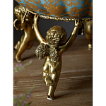 Чаша с орнаментом на бронзовых ножках в виде ангелов Eden Garden варинант исполнения - 7 | Loft Concept во Владивостоке