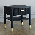 Прикроватная тумбочка с ящиком Elsa Dreams Black варинант исполнения - 1 | Loft Concept во Владивостоке