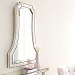 Зеркало в серебристой фигурной раме Silver Reflection варинант исполнения - 4 | Loft Concept во Владивостоке