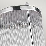 Бра для ванных комнат с прозрачным рифленым цилиндрическим плафоном на прямоугольном зеркальном основании Feiss варинант исполнения - 3 | Loft Concept во Владивостоке