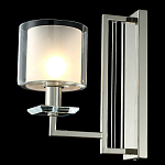 Бра с геометрическим каркасом из металла и цилиндрическим стеклянным плафоном Laurent варинант исполнения - 4 | Loft Concept во Владивостоке