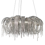 Люстра круглая подвесная с металлическими дугами и длинными цепочками 80 см Atlantis Chain варинант исполнения - 1 | Loft Concept во Владивостоке