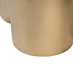 Стол журнальный круглый керамогранит белый Keramos варинант исполнения - 4 | Loft Concept во Владивостоке