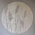 Ботаническое панно Тростник 3 варинант исполнения - 1 | Loft Concept во Владивостоке