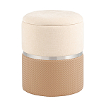 Пуф Mauldine с ящиком бежевый с экокожей варинант исполнения - 1 | Loft Concept во Владивостоке