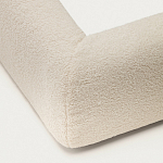 Кровать со съемным бежевым чехлом из ткани букле White Boucle Collection варинант исполнения - 5 | Loft Concept во Владивостоке