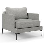 Мебельная ткань Шенилл серый цвет 138 см T4-29 варинант исполнения - 3 | Loft Concept во Владивостоке