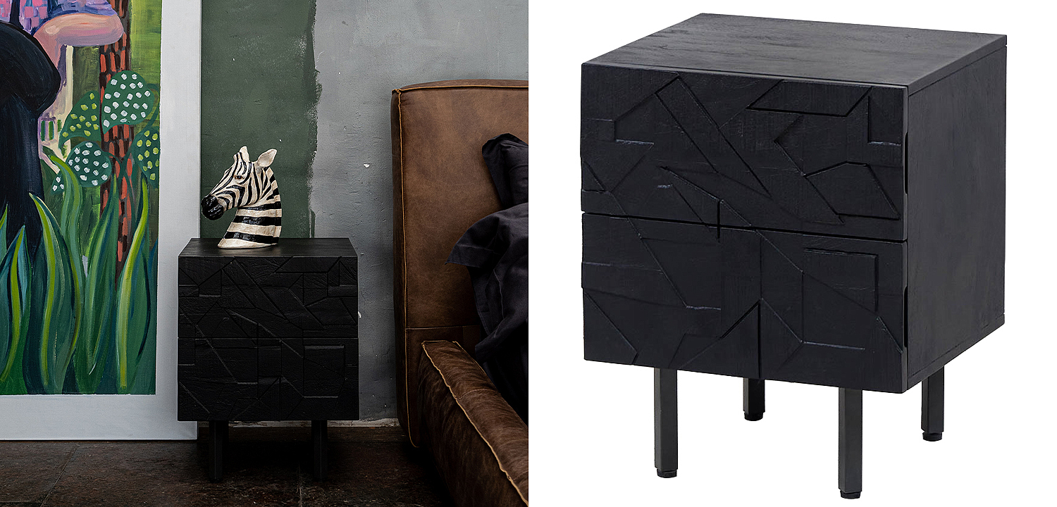 Тумба Polygonal Ornament Nightstand Тумба Polygonal Ornament Nightstand - Loft-Concept во Владивостоке