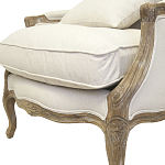 Кресло Ava Classical Armchair beige flax варинант исполнения - 4 | Loft Concept во Владивостоке