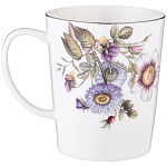 Кружка фарфоровая с рисунком цветов 400 мл Garden Whisper Porcelain Set  варинант исполнения - 1 | Loft Concept во Владивостоке