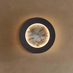 Бра в форме диска цвета латунь Brass Borders варинант исполнения - 5 | Loft Concept во Владивостоке