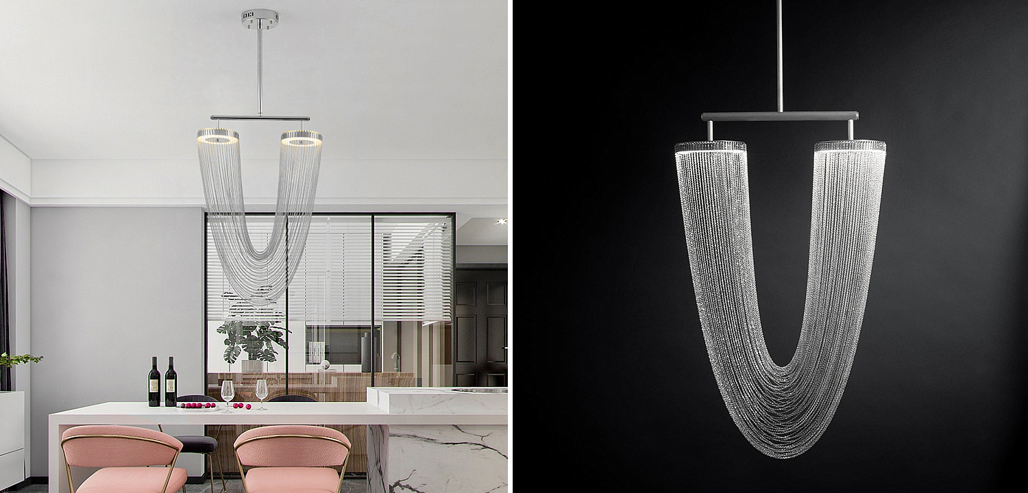 Люстра Otero Silver Larose Guyon Люстра Otero Silver Larose Guyon - Loft-Concept во Владивостоке