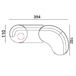 Модульный диван Calypso с кушеткой варинант исполнения - 6 | Loft Concept во Владивостоке