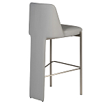 Стул барный серый с обивкой из экокожи Special Support варинант исполнения - 2 | Loft Concept во Владивостоке